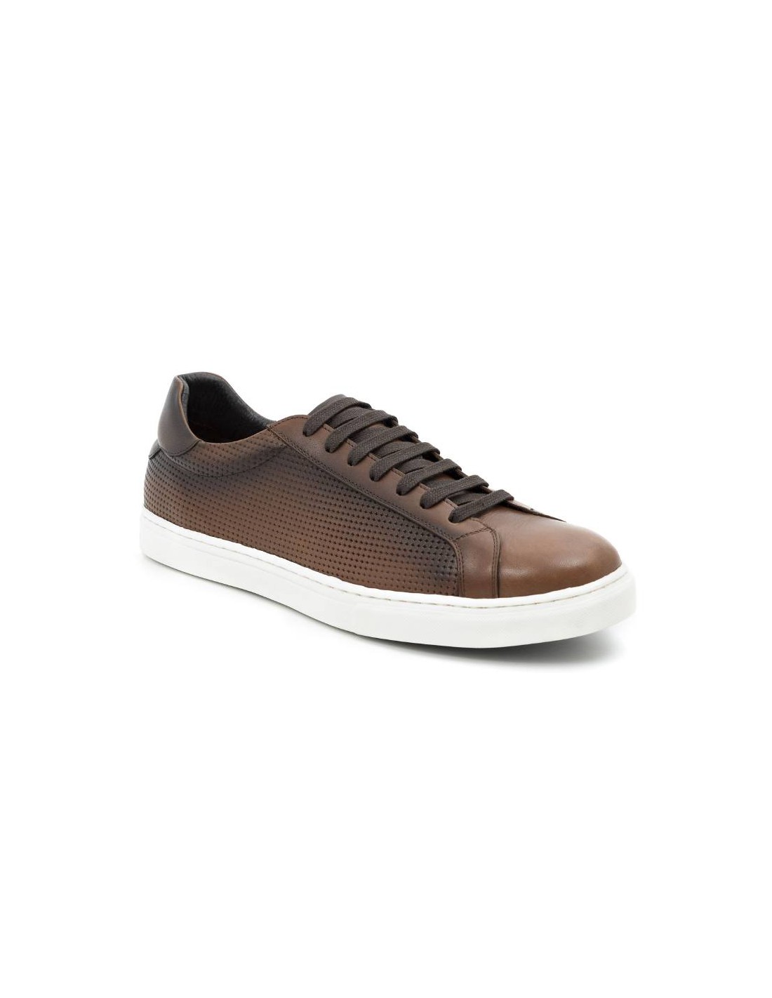 ortiz & reed Sneakers de piel picado color cuero CATANOR-CUERO Gran oferta
