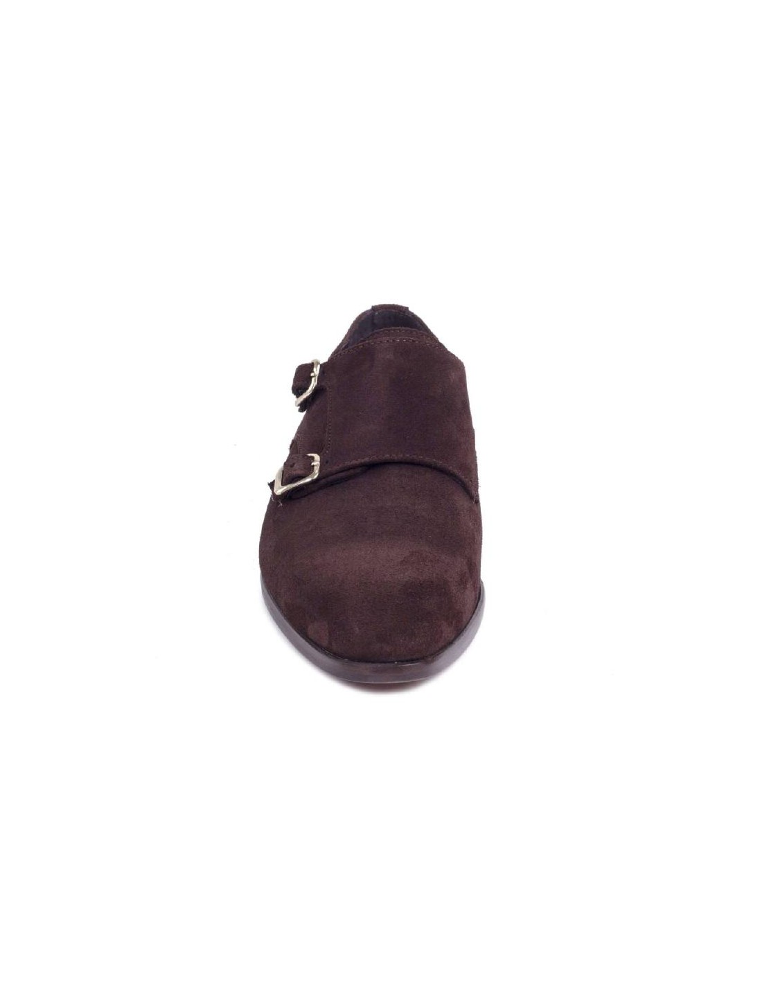 ortiz & reed Zapato con hebilla de ante con dos hebillas color marrón SERELDA-TESTA Ventas relámpago