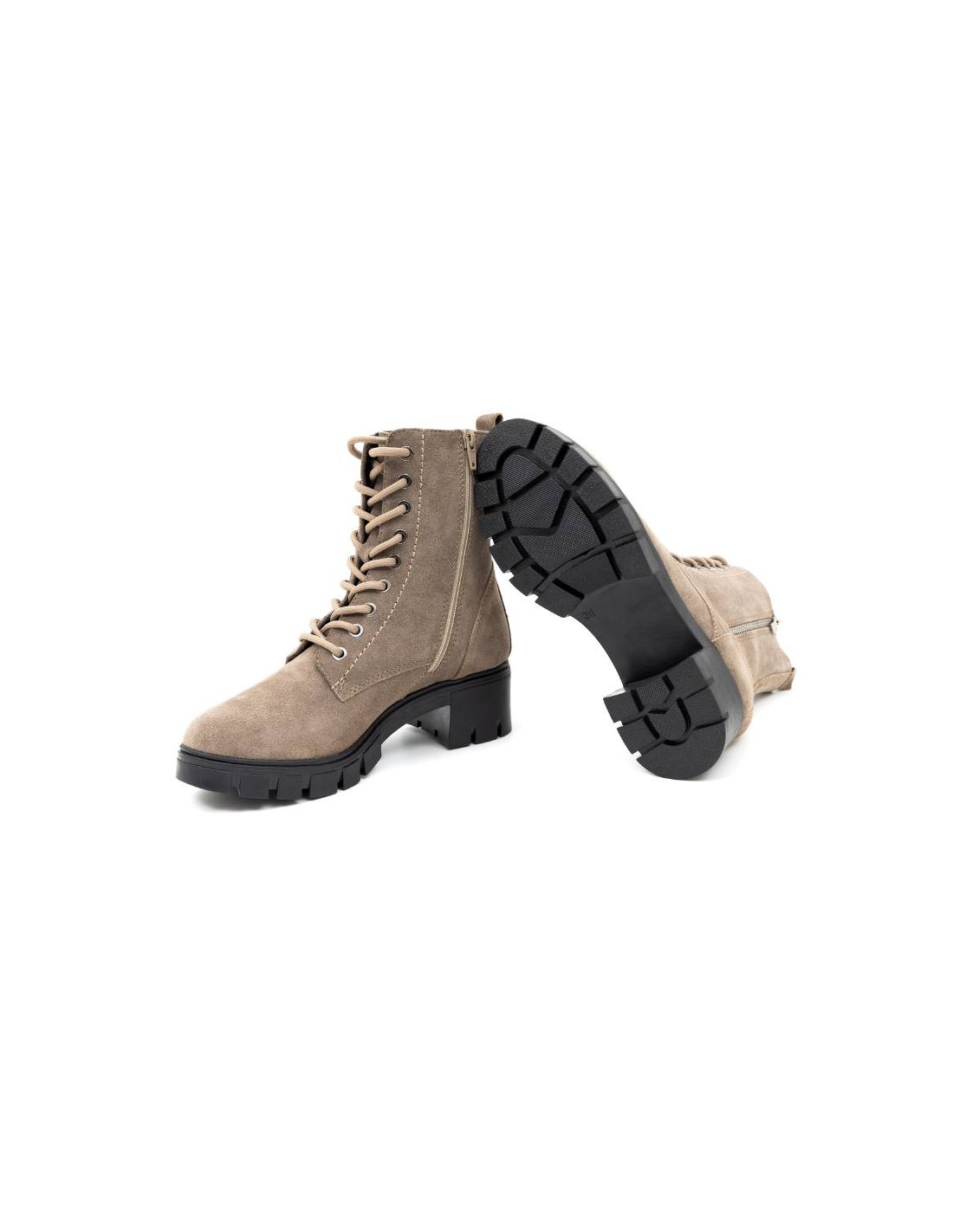 ortiz & reed Botas de mujer de ante suaves al tacto color beige W-SUAMOR-BEIGE Tienda
