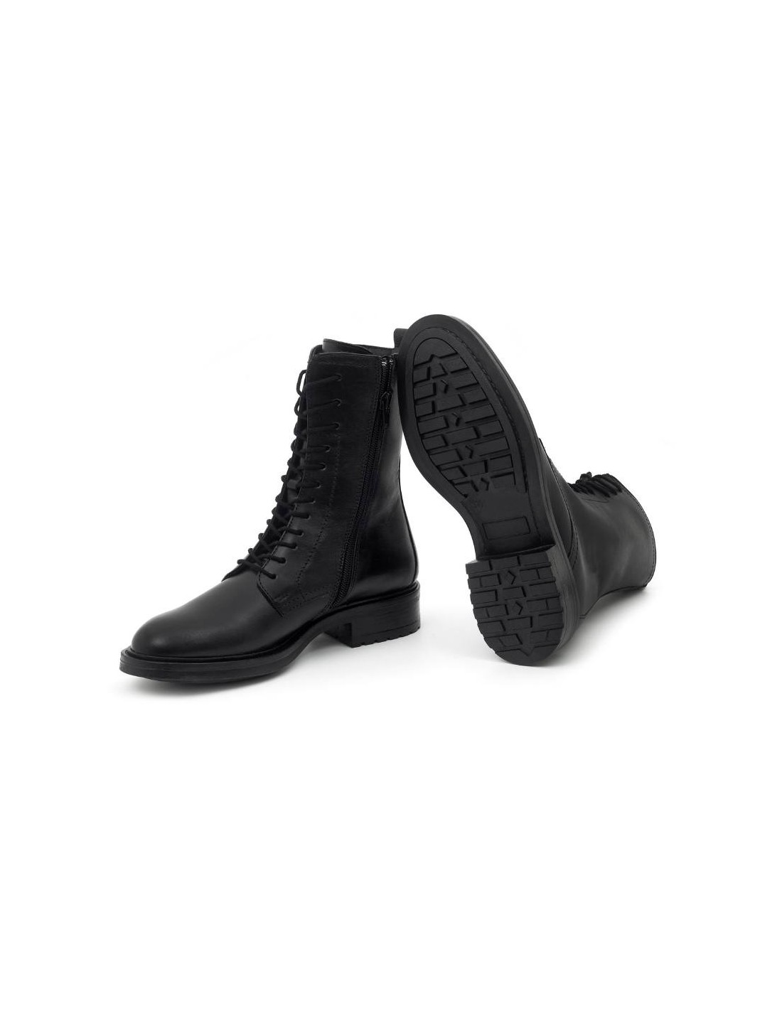 ortiz & reed Botas de mujer de piel acabado a mano color negro W-NAGTOR-NEGRO Tienda