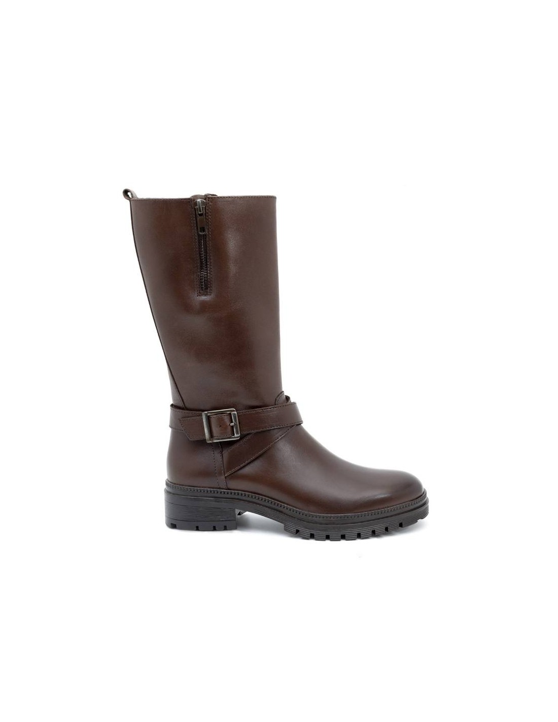 ortiz & reed Botas de mujer de piel difuminado color marrón W-NADIKO-MARRON Envío gratis