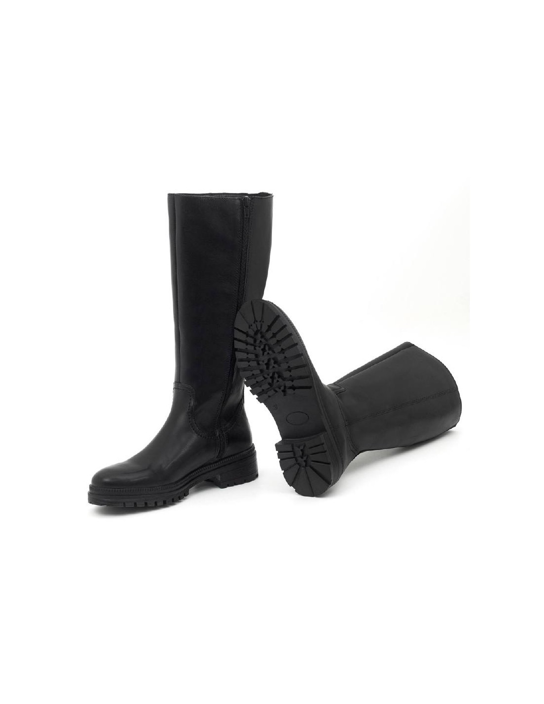 ortiz & reed Botas de mujer de piel difuminado color negro W-NADILIA-NEGRO Último día