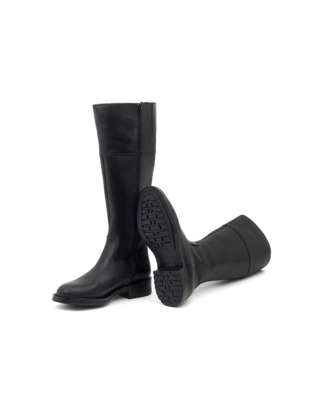 ortiz & reed Botas de mujer de piel difuminado color negro W-NALUFA-NEGRO Promoción por tiempo limitado