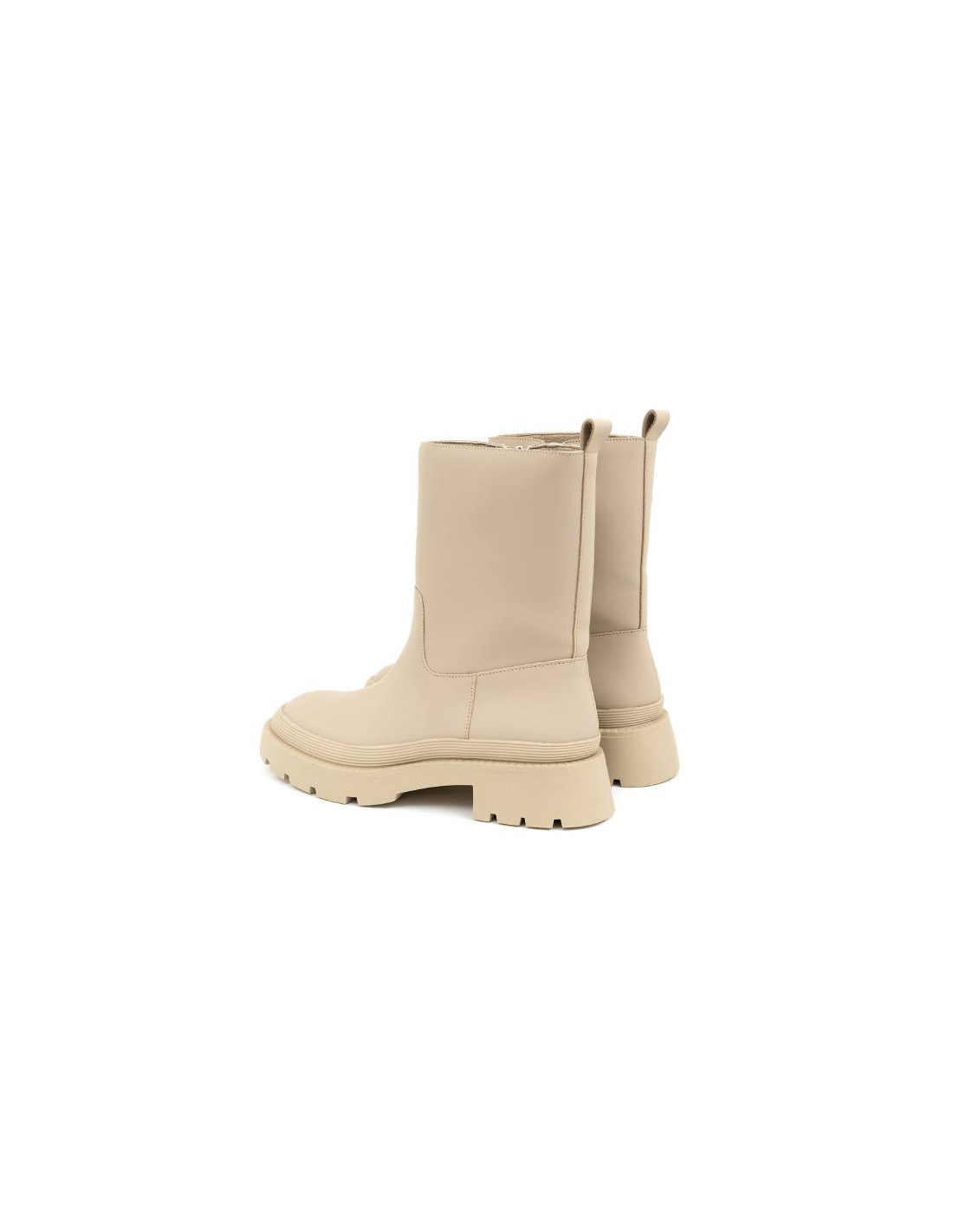 ortiz & reed Botas de mujer liso con cremallera color beige W-OLIVOR-CREMA Oferta especial de fábrica