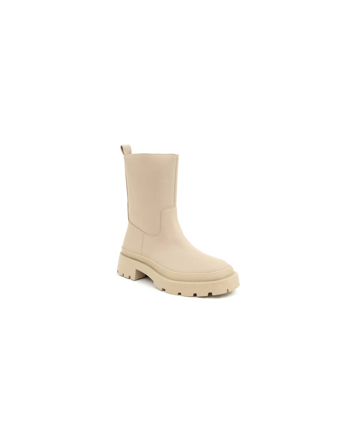 ortiz & reed Botas de mujer liso con cremallera color beige W-OLIVOR-CREMA Oferta especial de fábrica