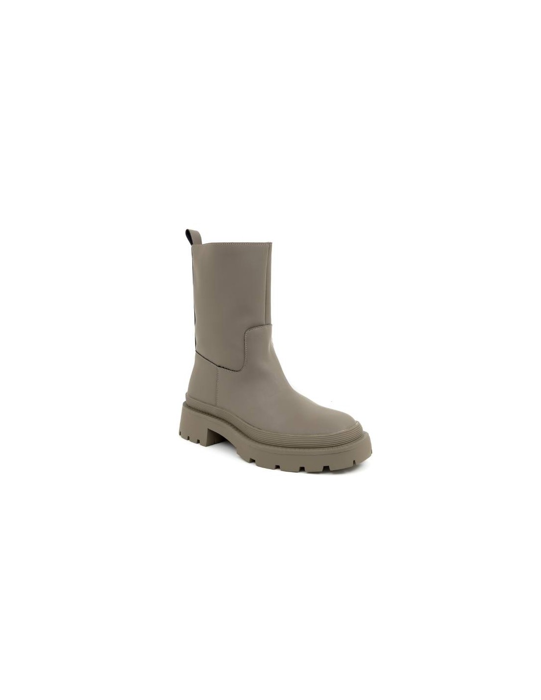 ortiz & reed Botas de mujer liso con cremallera color verde W-OLIVOR-KAKI Promoción trimestral