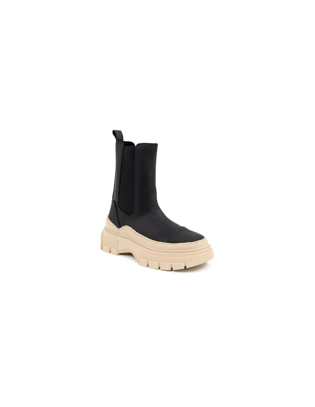 ortiz & reed Botas de mujer liso liso color negro W-OLUCHOR-NEGRO-BEIGE Superdescuento