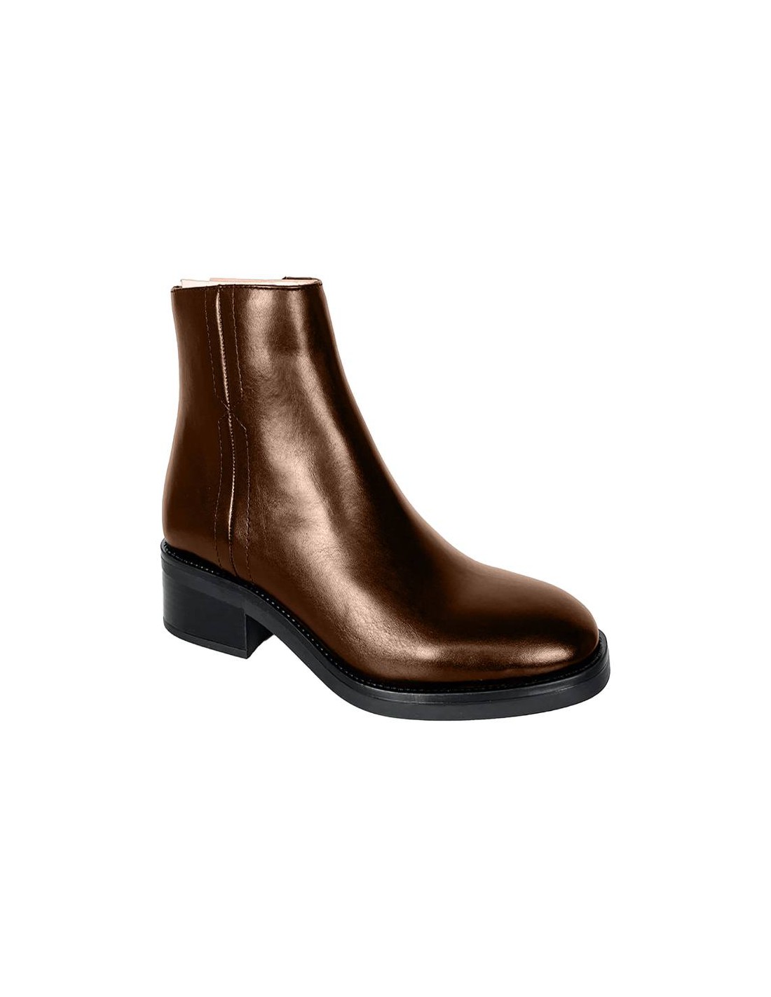 ortiz & reed Botines de mujer de piel acabado a mano color cuero W-EROR-CUERO Limitado a 3 días