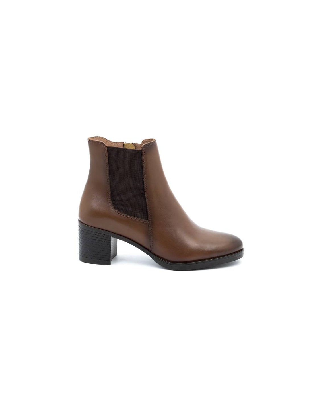 ortiz & reed Botines de mujer de piel acabado a mano color cuero W-NEBLETE-CUERO En oferta