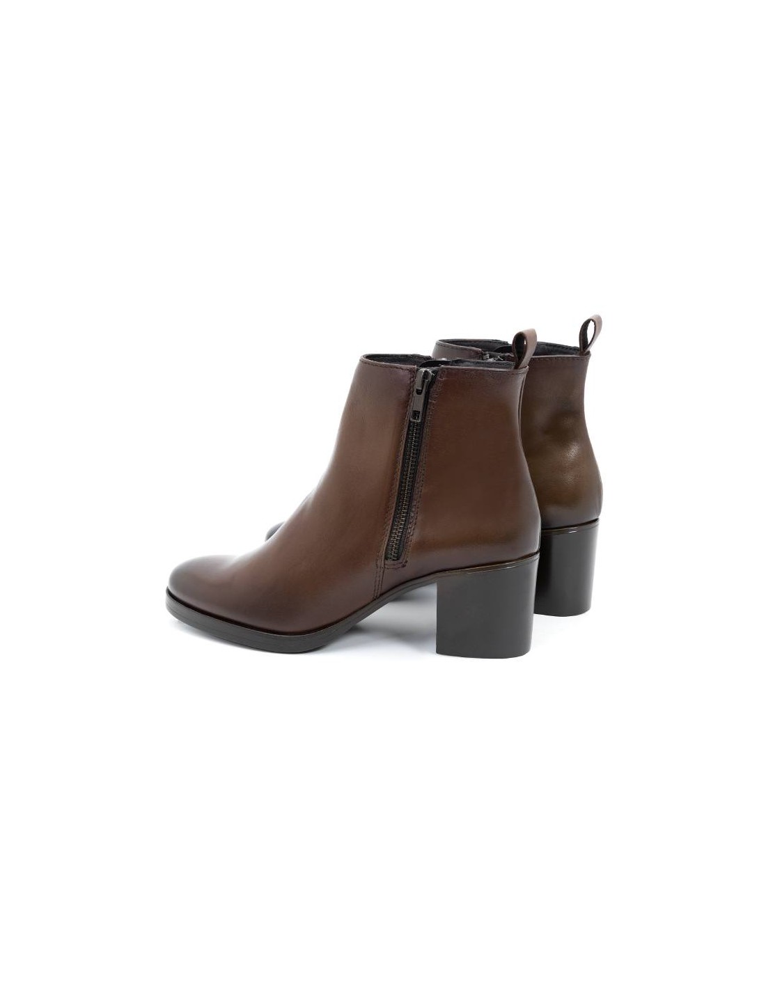 ortiz & reed Botines de mujer de piel acabado a mano color cuero W-NIFE-CUERO Oferta exclusiva