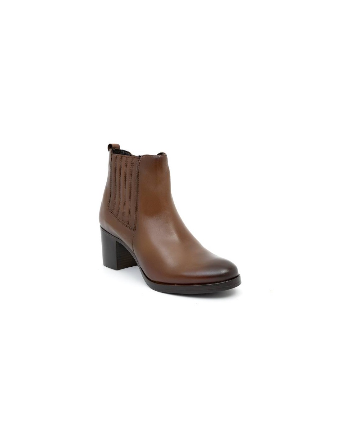 ortiz & reed Botines de mujer de piel acabado a mano color cuero W-PELSICOR-CUERO Descuento por venta flash