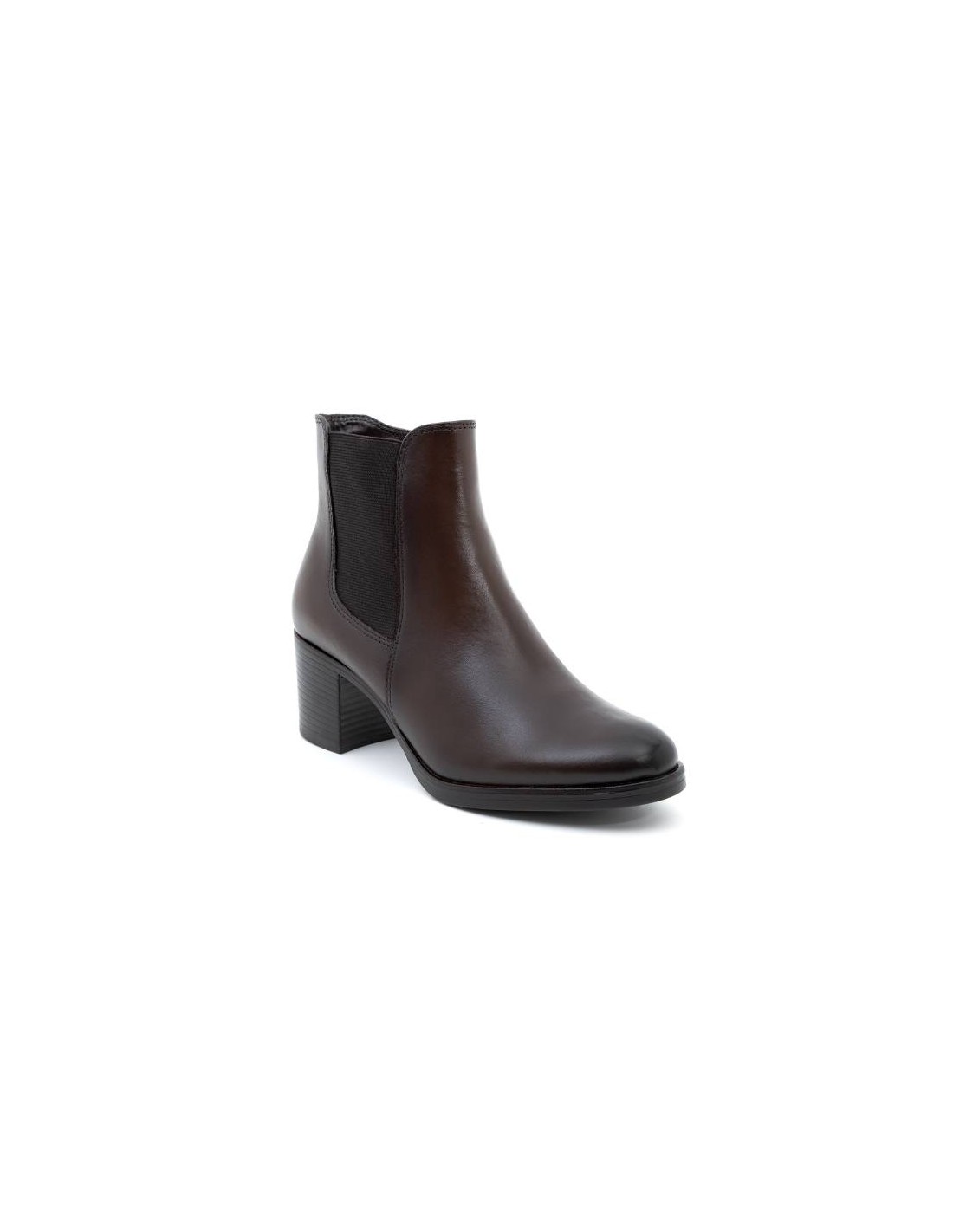 ortiz & reed Botines de mujer de piel acabado a mano color marrón W-NEBLETE-BROWN Ofertas especiales