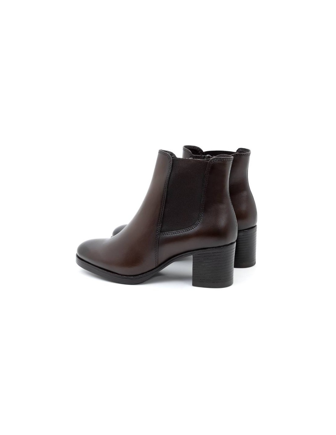 ortiz & reed Botines de mujer de piel acabado a mano color marrón W-NEBLOR-BROWN Grandes ahorros