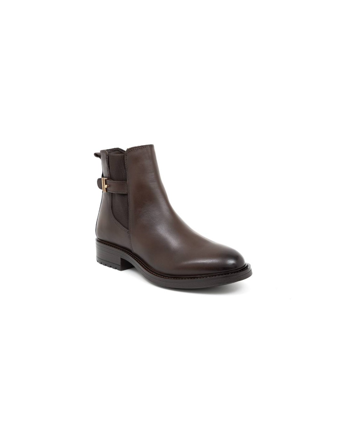 ortiz & reed Botines de mujer de piel acabado a mano color marrón W-NIBUSOR-MARRON Rebajas de fin de temporada