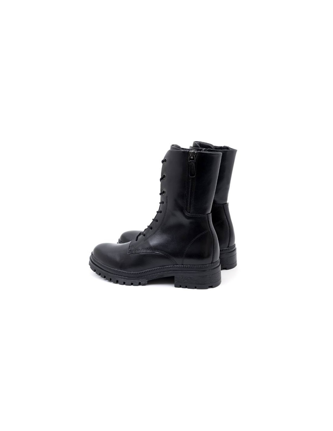 ortiz & reed Botines de mujer de piel acabado a mano color negro W-NACHE-NEGRO Rebajas