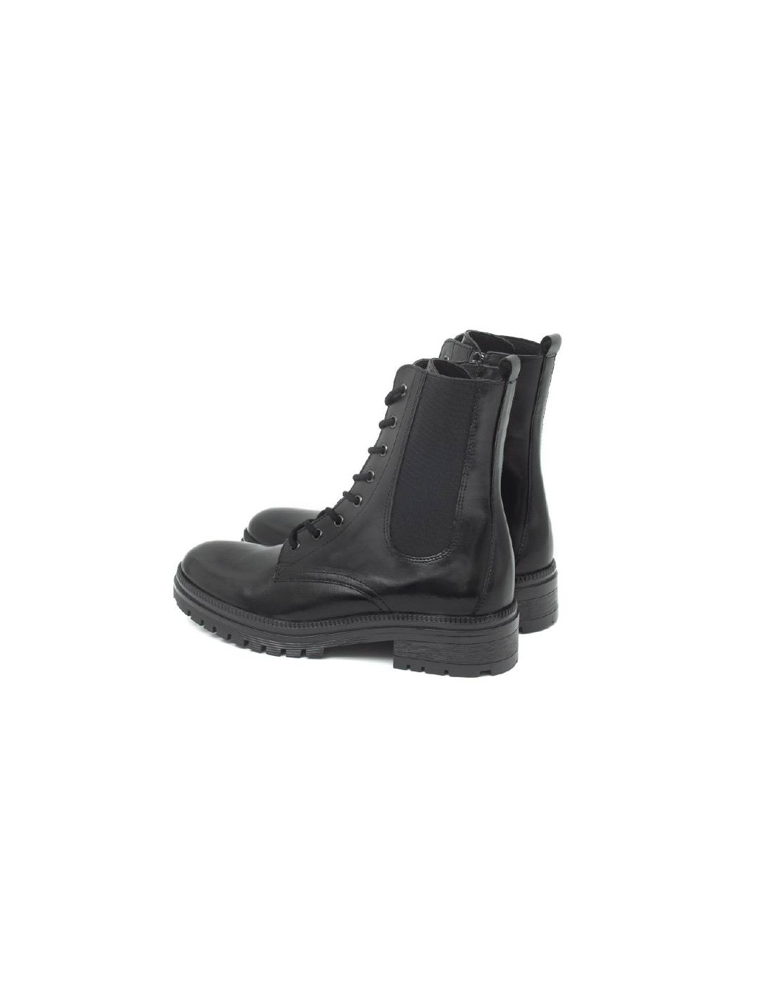 ortiz & reed Botines de mujer de piel acabado a mano color negro W-NAFANG-NEGRO Ofertas