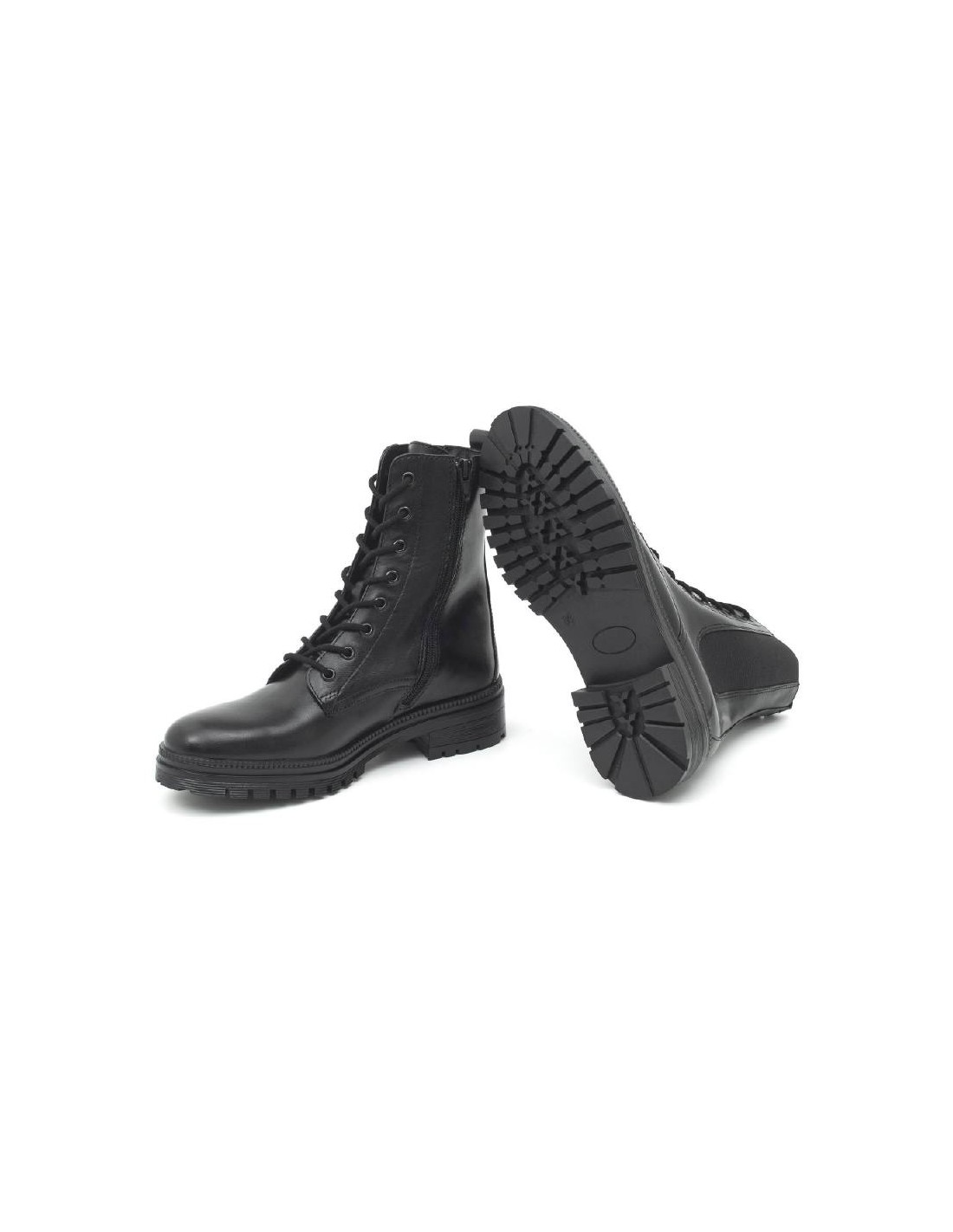 ortiz & reed Botines de mujer de piel acabado a mano color negro W-NAFANG-NEGRO Ofertas
