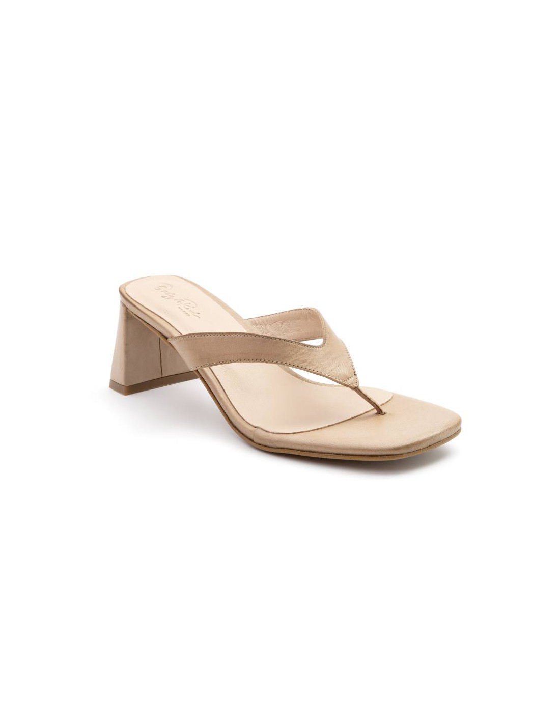 ortiz & reed Zapato de Vestir de piel liso color cuero W-INGRID-CUERO Gran oferta