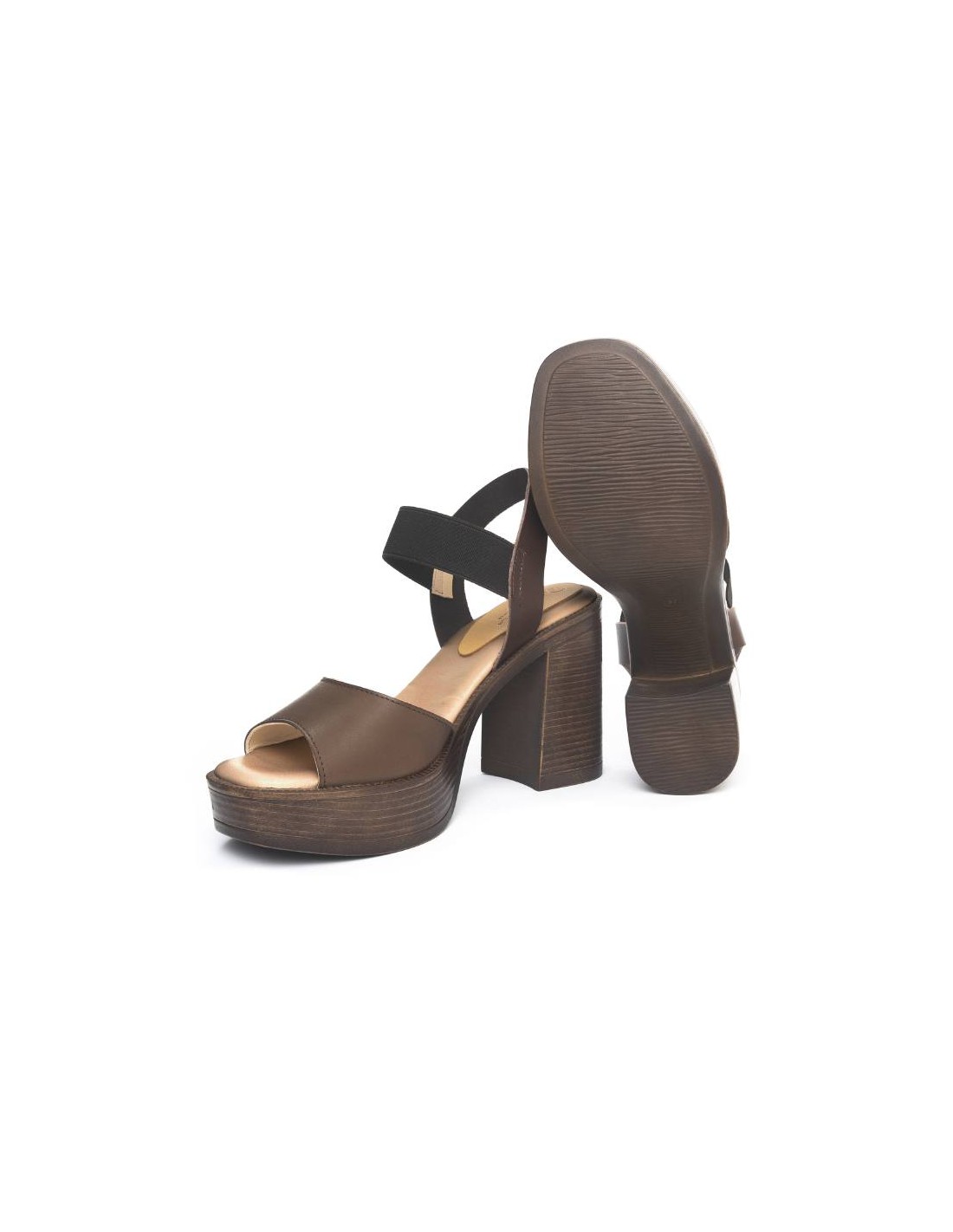 ortiz & reed Zapato de Vestir de piel liso color marrón W-LIZY-MARRON Rebajas baratas
