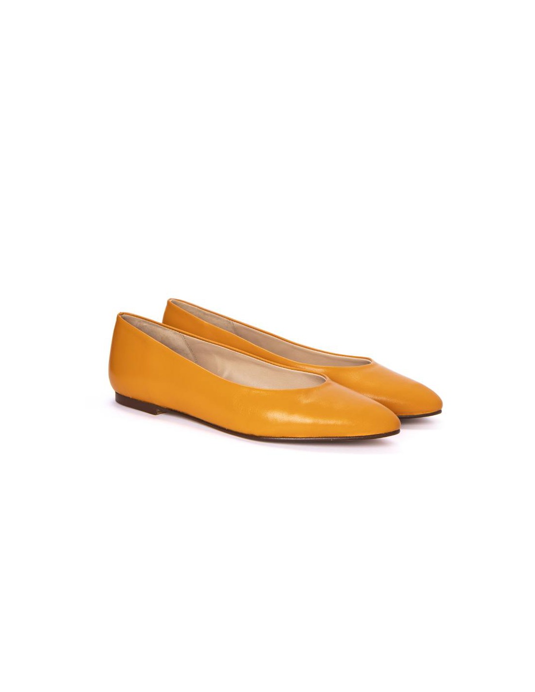ortiz & reed Zapato de Vestir de piel liso color naranja W-ANNA-ORANGE Ventas relámpago