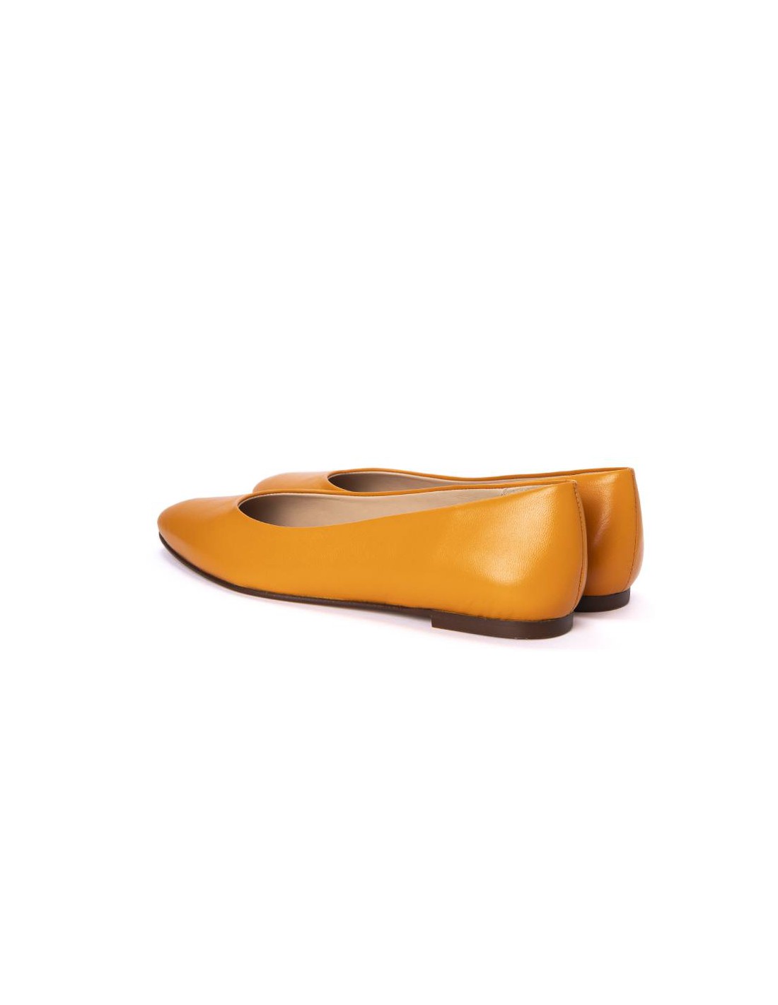 ortiz & reed Zapato de Vestir de piel liso color naranja W-ANNA-ORANGE Ventas relámpago