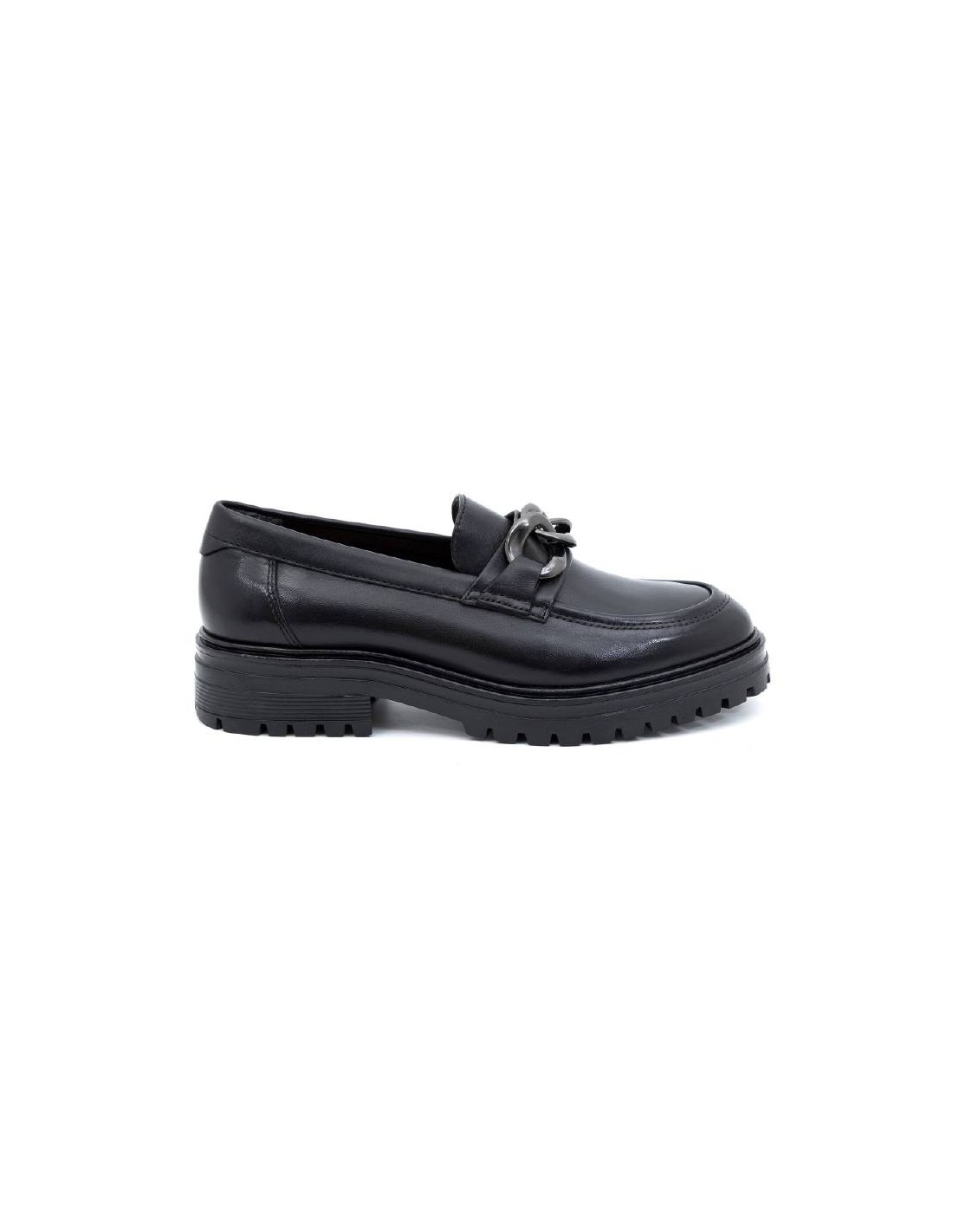 ortiz & reed Zapato de Vestir de piel liso color negro W-CHAIN-BLACK Tienda