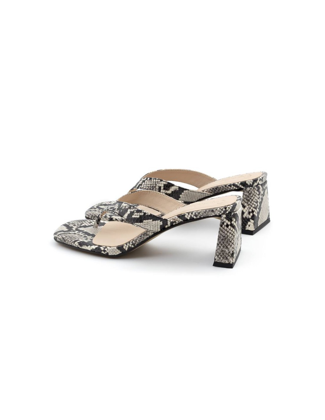 ortiz & reed Zapato de Vestir de piel liso color negro W-INGRID-NEGRO-BLANCO Envío gratis