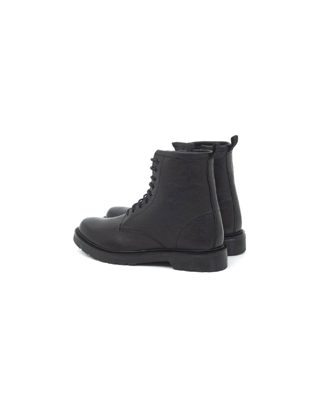 ortiz & reed Botín de piel granulado color negro NAGORO-BLACK Limitado a 3 días