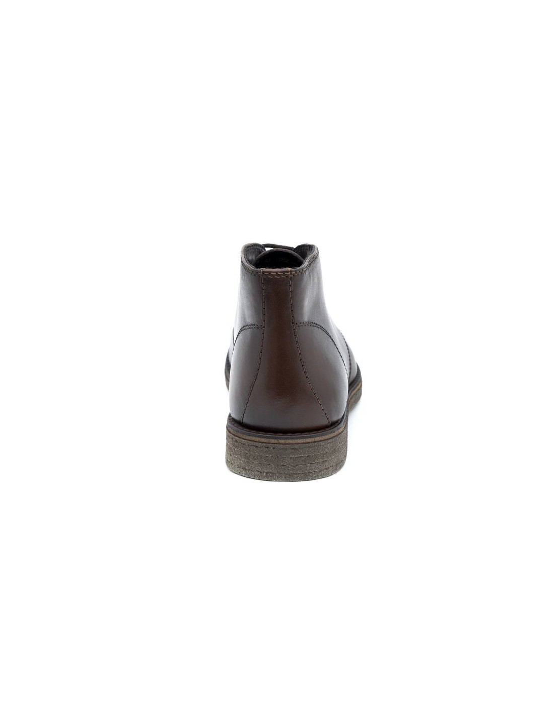 ortiz & reed Botín de piel liso color marrón DAKARI-BROWN Descuento por venta flash
