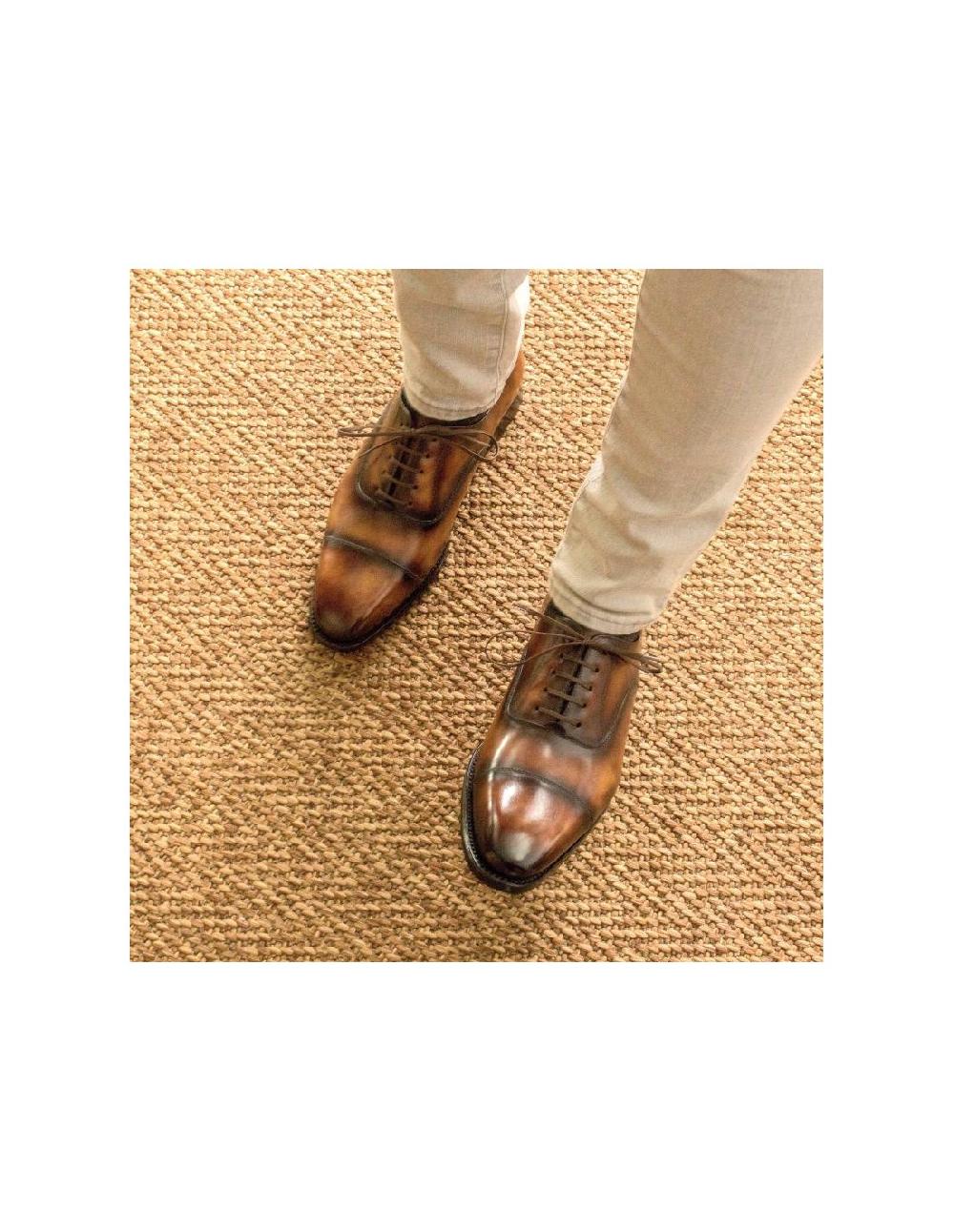 ortiz & reed Patina Goodyear Welt de piel richelieus color cuero GATIRE-CUERO Precio ultrabajo