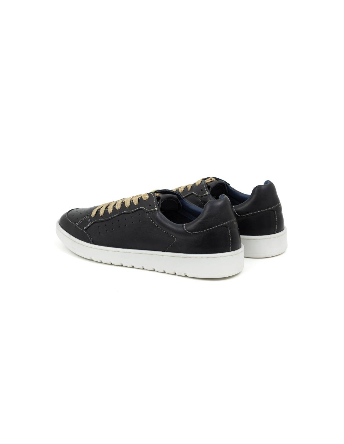 ortiz & reed Sneakers de piel acabado picado color azul DARRA-BLUE Devoluciones gratuitas