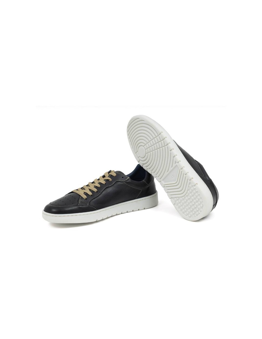 ortiz & reed Sneakers de piel acabado picado color azul DARRA-BLUE Devoluciones gratuitas