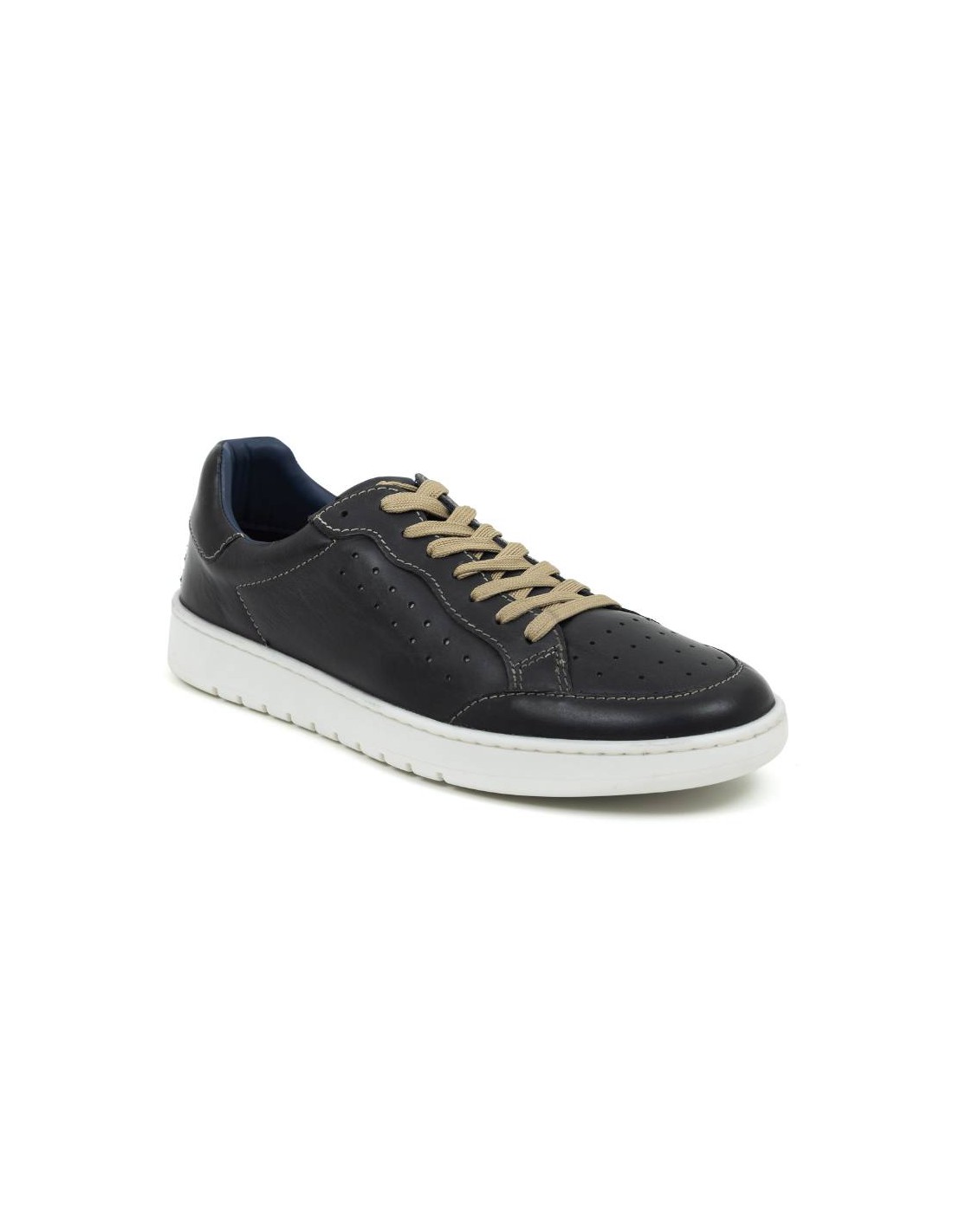 ortiz & reed Sneakers de piel acabado picado color azul DARRA-BLUE Devoluciones gratuitas