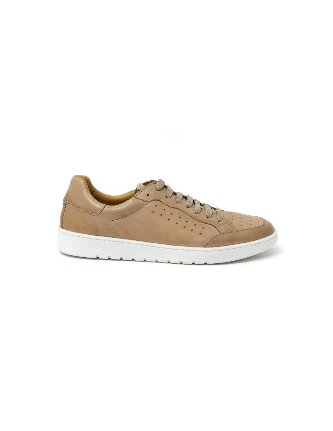 ortiz & reed Sneakers de piel acabado picado color beige DARRA-BEIGE 2025