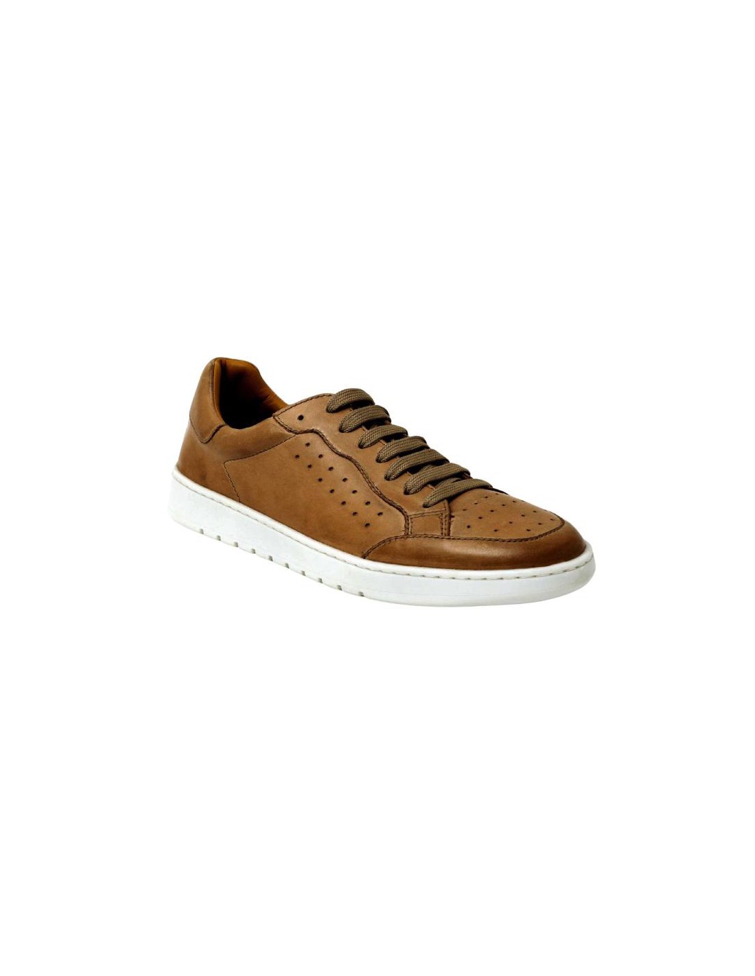 ortiz & reed Sneakers de piel acabado picado color cuero DARRA-CUERO En línea