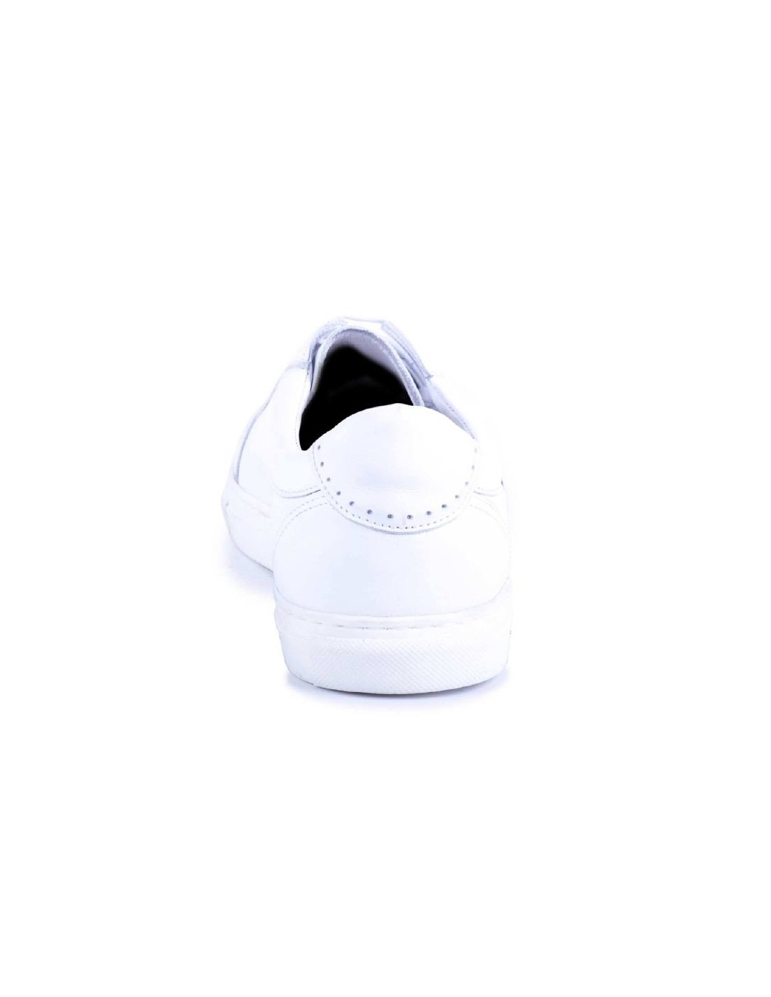 ortiz & reed Sneakers de piel con elástico lateral color blanco NUSI-BLANCO Rebajas