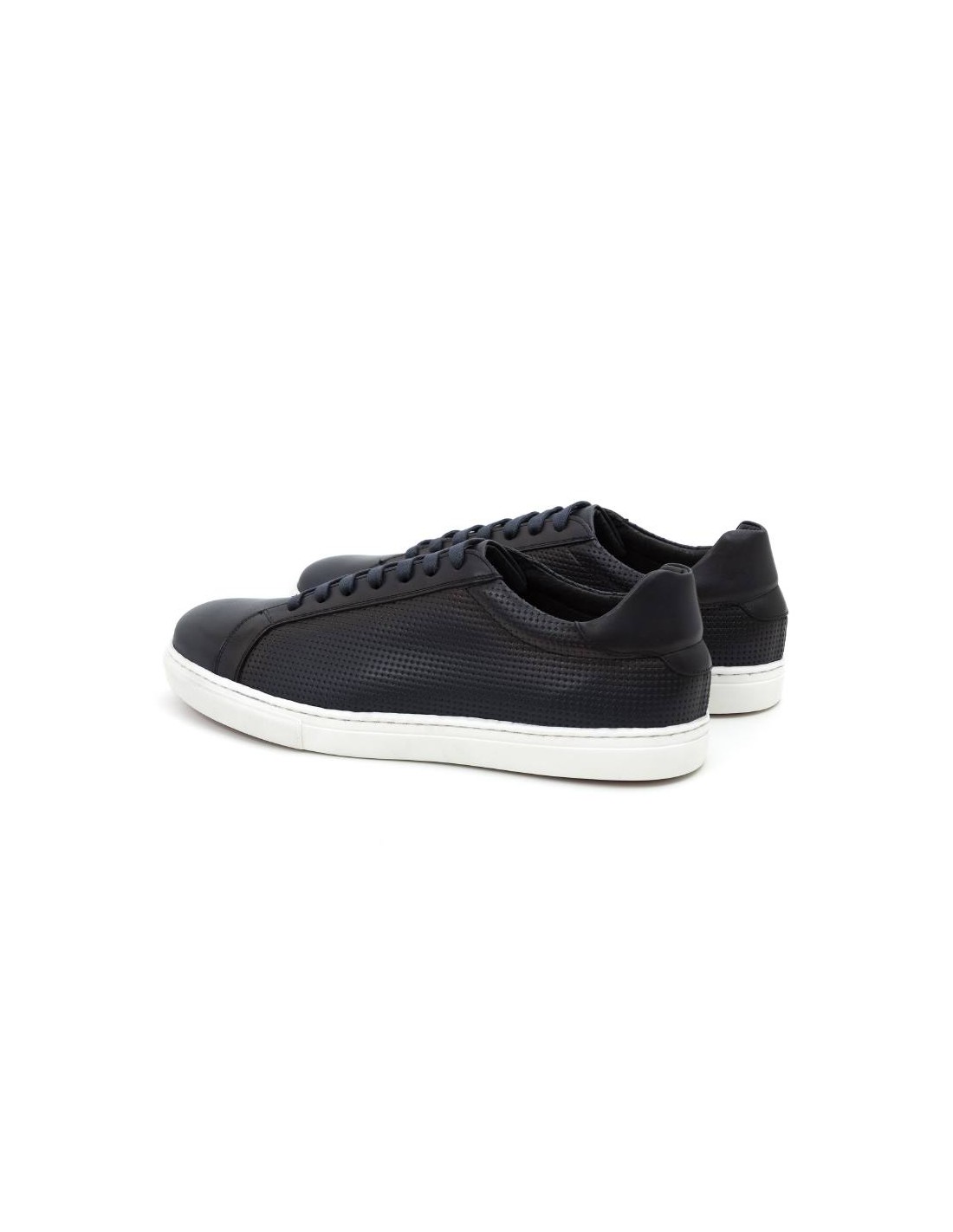 ortiz & reed Sneakers de piel liso color azul CATANOR-AZUL Gran oferta