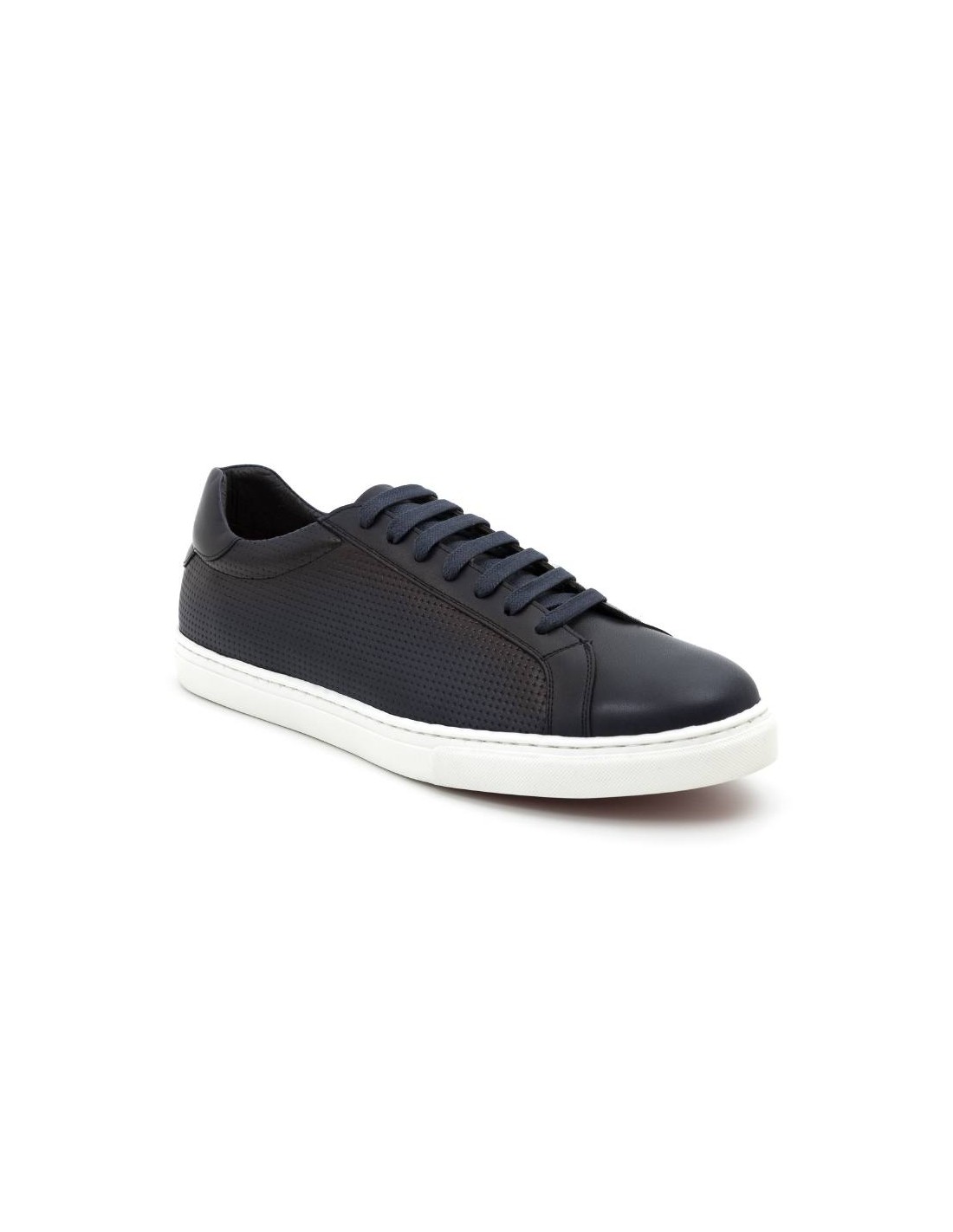 ortiz & reed Sneakers de piel liso color azul CATANOR-AZUL Gran oferta