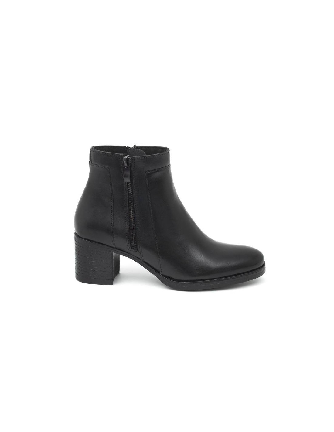 ortiz & reed Botines de mujer de piel acabado a mano color negro W-NEUMAN-NEGRO Envío gratis