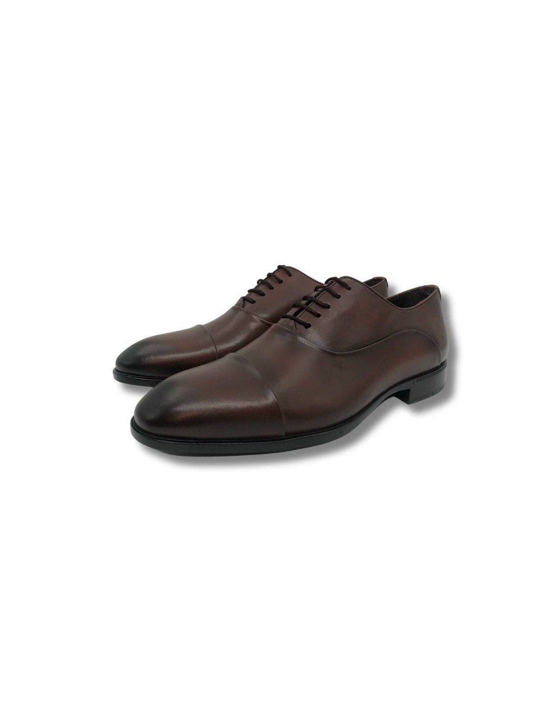 ortiz & reed Oxford de piel con cordón color cuero Limitado a 3 días