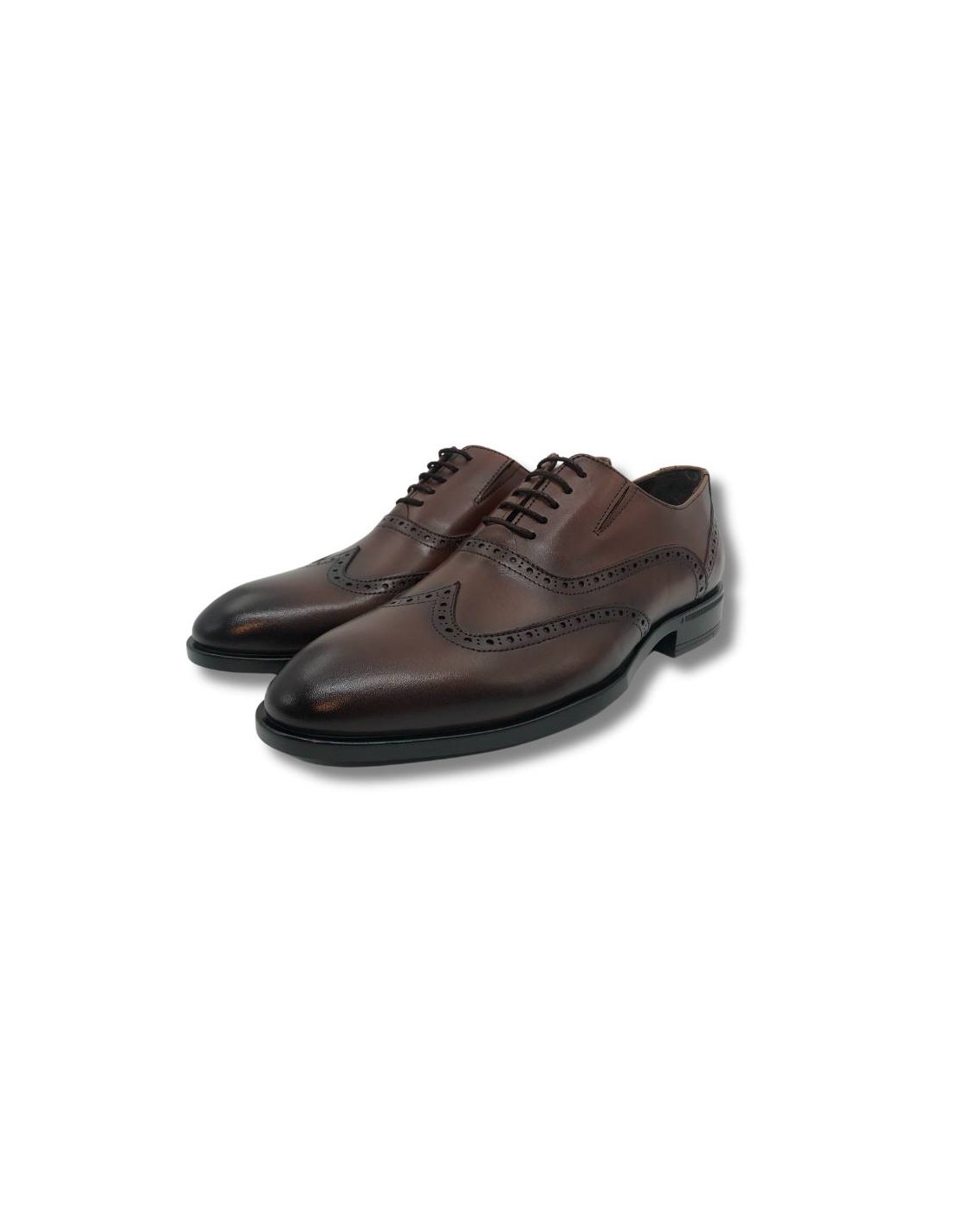 ortiz & reed Oxford de piel con cordón color cuero Ahorra y exporta