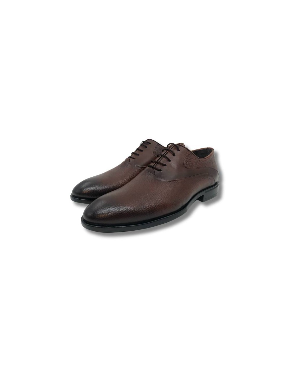 ortiz & reed Oxford de piel con cordón color cuero Precios de Black Friday