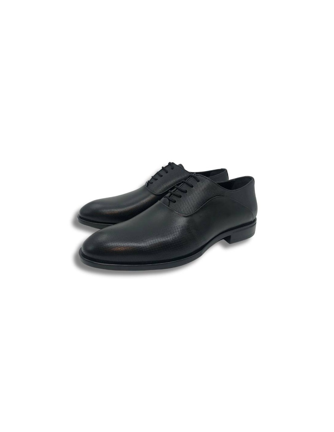 ortiz & reed Oxford de piel con cordón color negro En oferta