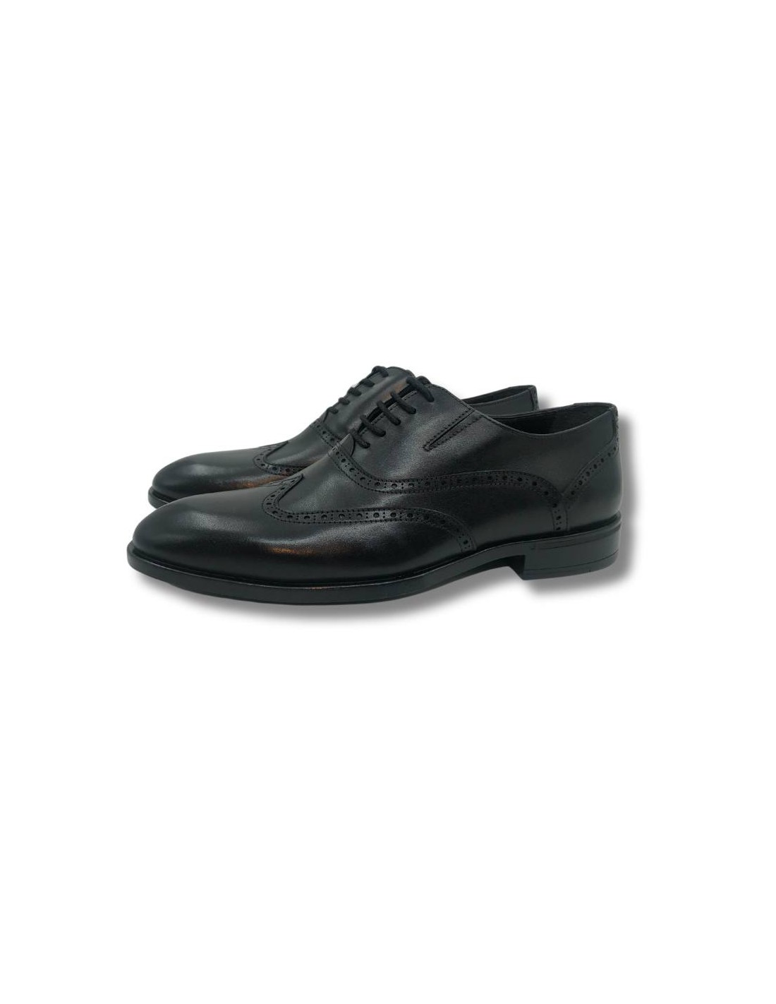ortiz & reed Oxford de piel con cordón color negro Descuentos del mes