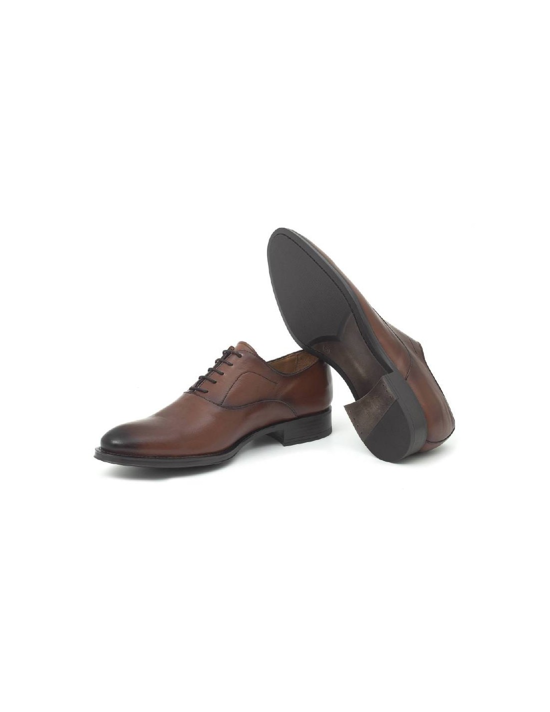 ortiz & reed Oxford de piel con cordón de piel color cuero BATENIF-CUERO Descuento por venta flash