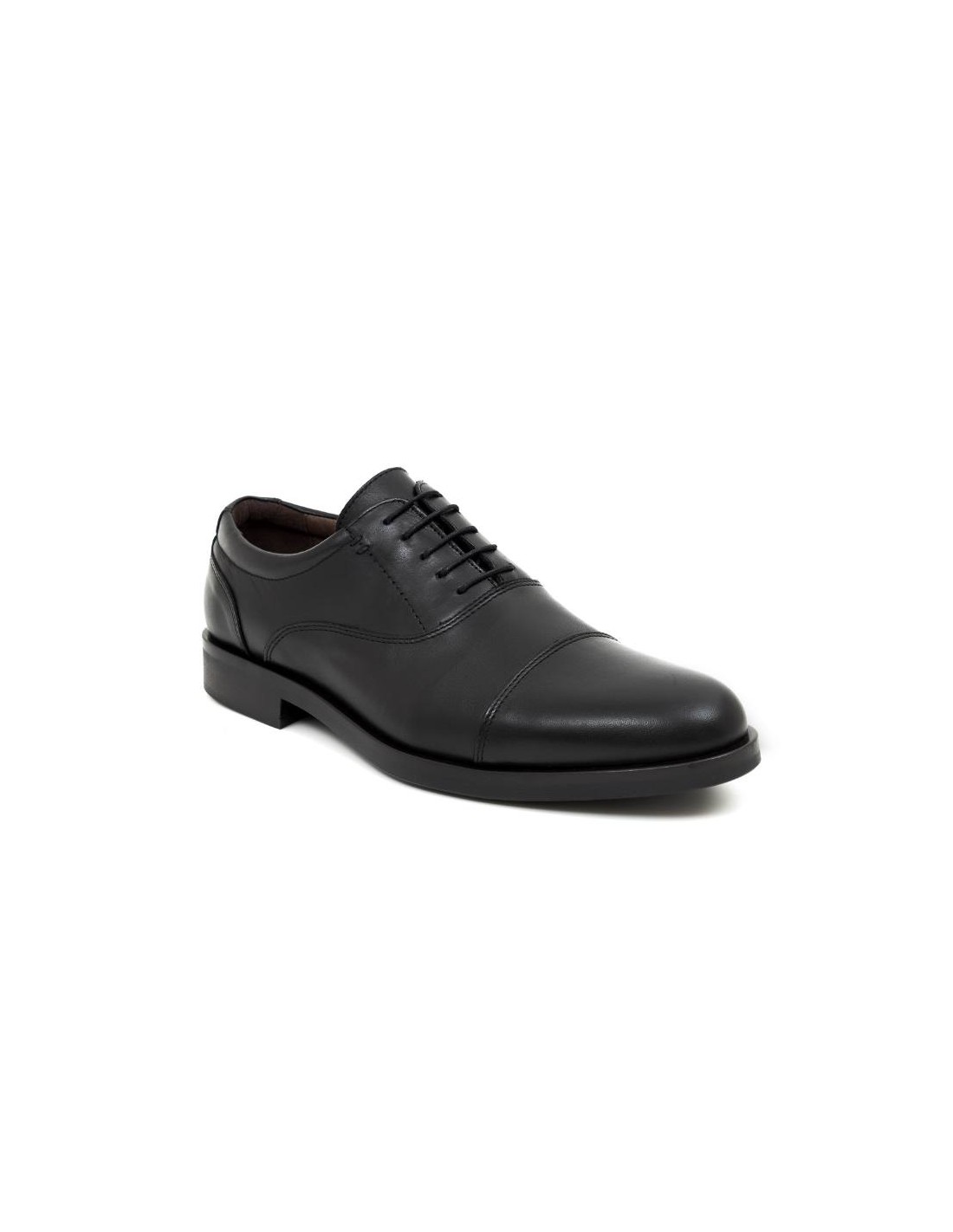 ortiz & reed Oxford de piel con costura color negro BAMIRO-NEGRO Ofertas de temporada