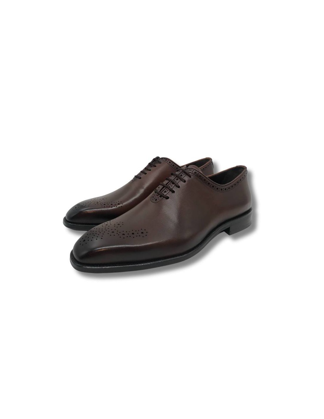 ortiz & reed Oxford de piel con picado maría color cuero Grandes ahorros