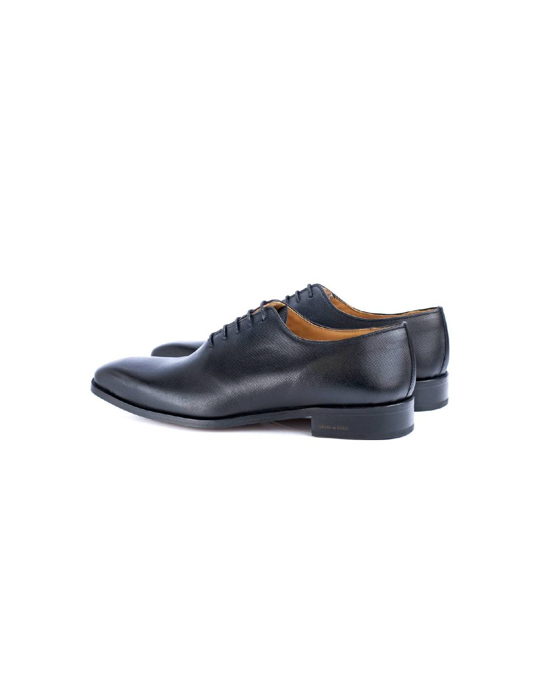 ortiz & reed Oxford de piel con picado maría color negro NATAR-NEGRO Precio ultrabajo