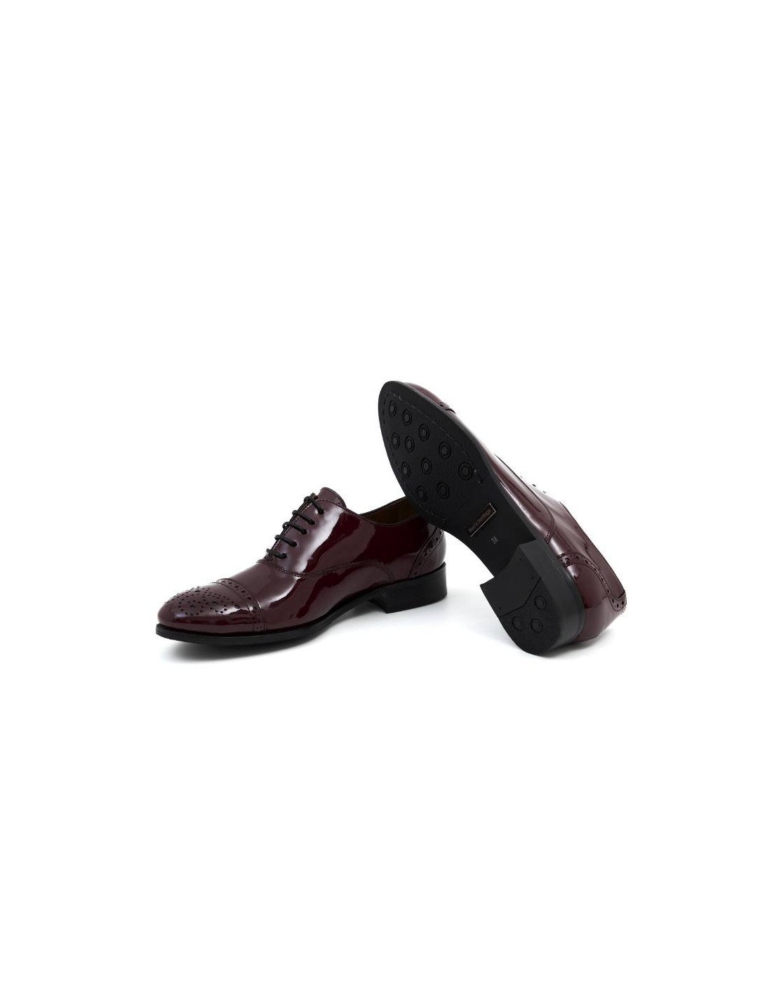 ortiz & reed Zapato de Vestir de charol con maría color burdeos W-FLOMANI-BURDEOS Outlet