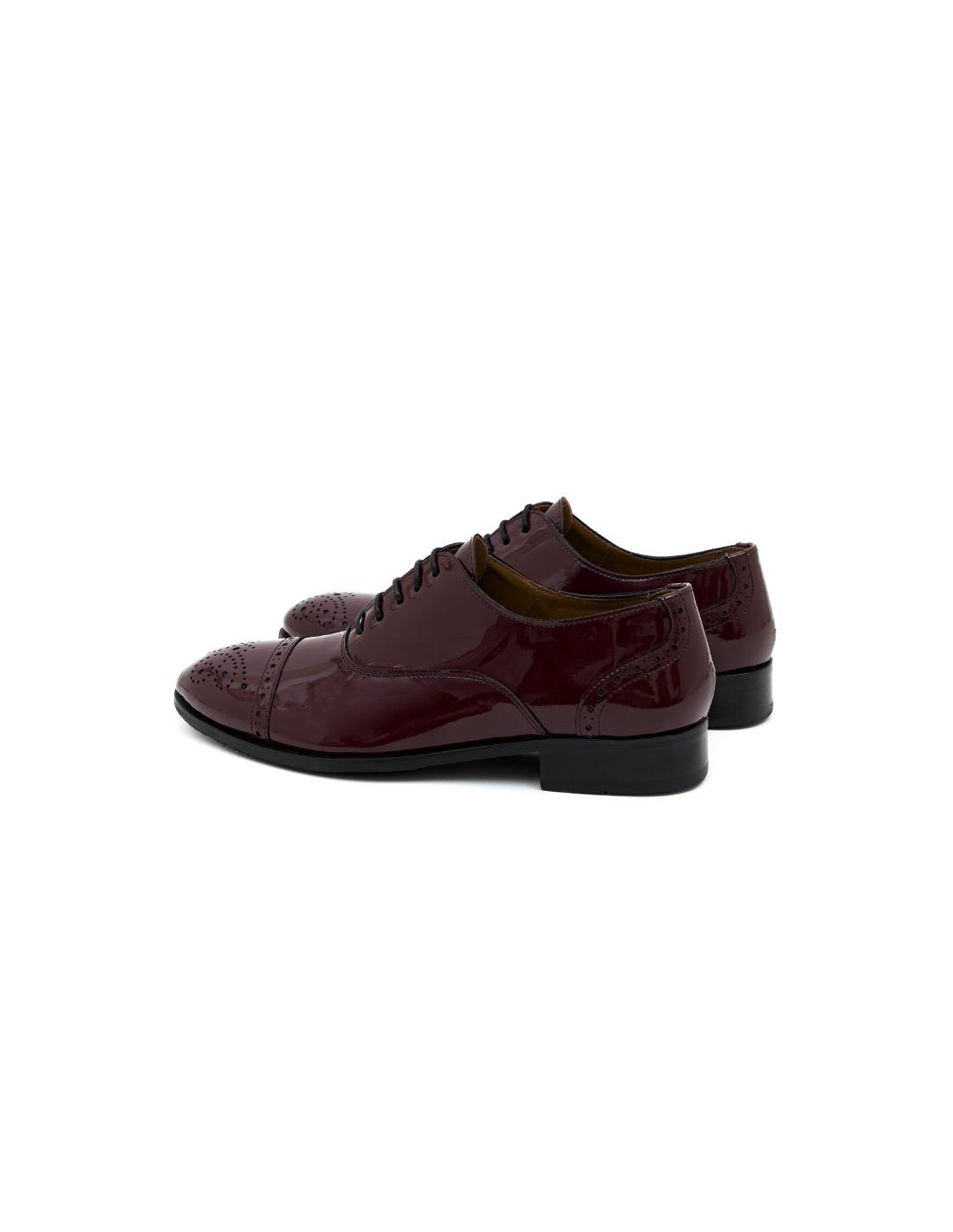 ortiz & reed Zapato de Vestir de charol con maría color burdeos W-FLOMOR-BURDEOS Outlet online